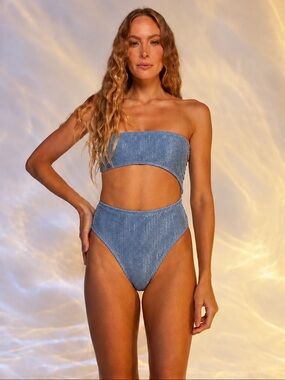 NWT LA SIRENE Iris One Piece Swimsuit in Garoa L